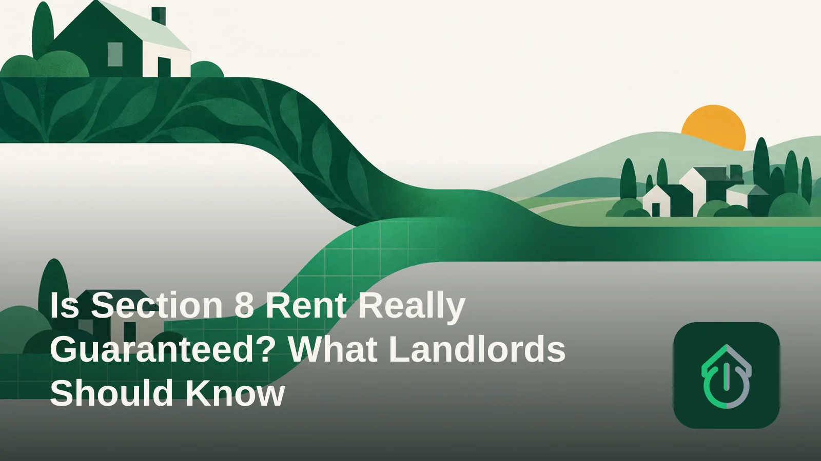 Abstract illustration of two ribbons merging into one steady line, representing combined rent payment sources.